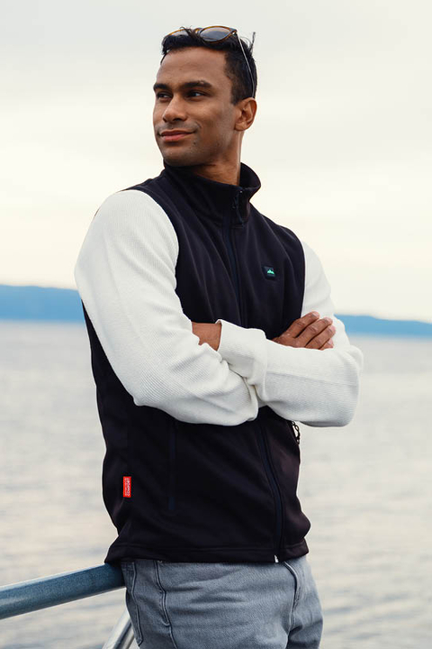 Heated Fleece Vest, size M